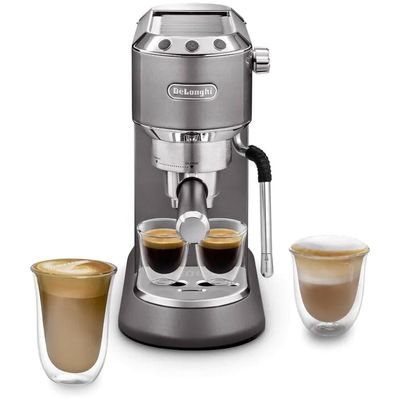 DeLonghi Dedica Arte Manual Coffee Machine - Grey