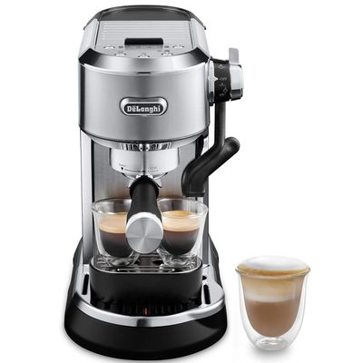 DELONGHI Dedica Maestro Plus EC950.M Coffee Machine - Silver, Silver/Grey