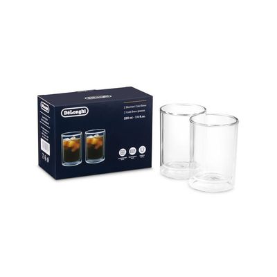 Delonghi Double wall cold brew glasses, 220 ml, set of 2 - Unspecified