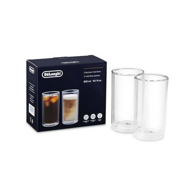 Delonghi Cold Brew Glasses Pack of 2 x 300ml Glasses - Unspecified