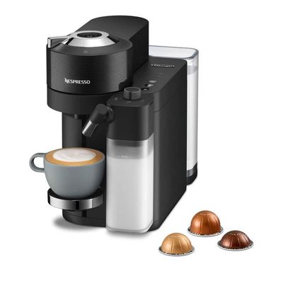 Nespresso by Delonghi Vertuo Lattissima Pod Coffee Machine ENV300.B - Black