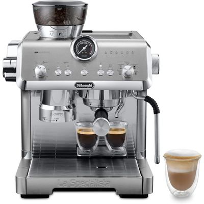 DeLonghi EC9555.M La Specialista Maestro Metal Manual Bean-to-Cup Coffee Machine with Milk Frother