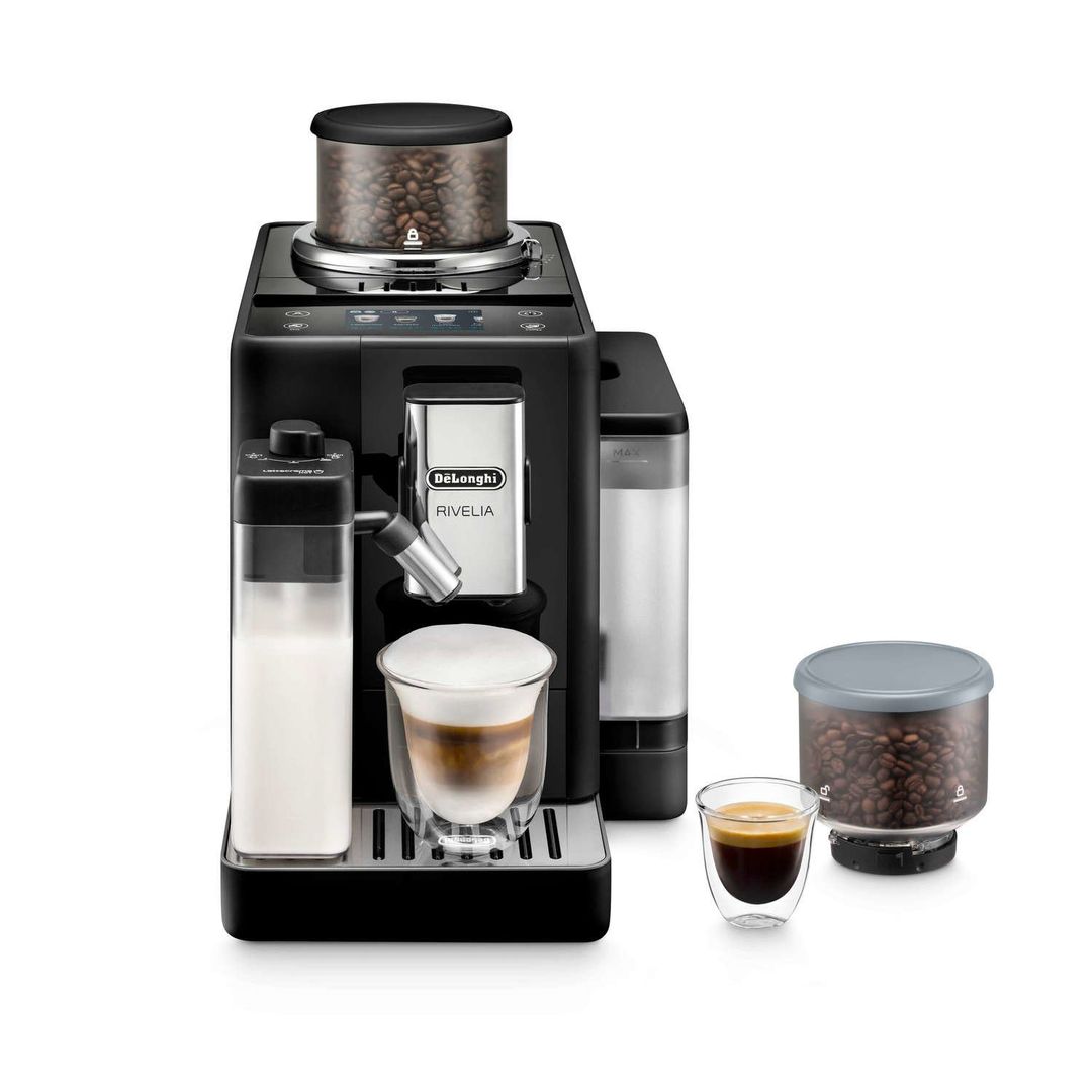 DELONGHI Rivelia EXAM440.55.B Bean to Cup Coffee Machine - Black, Black,Silver/Grey - Image 1