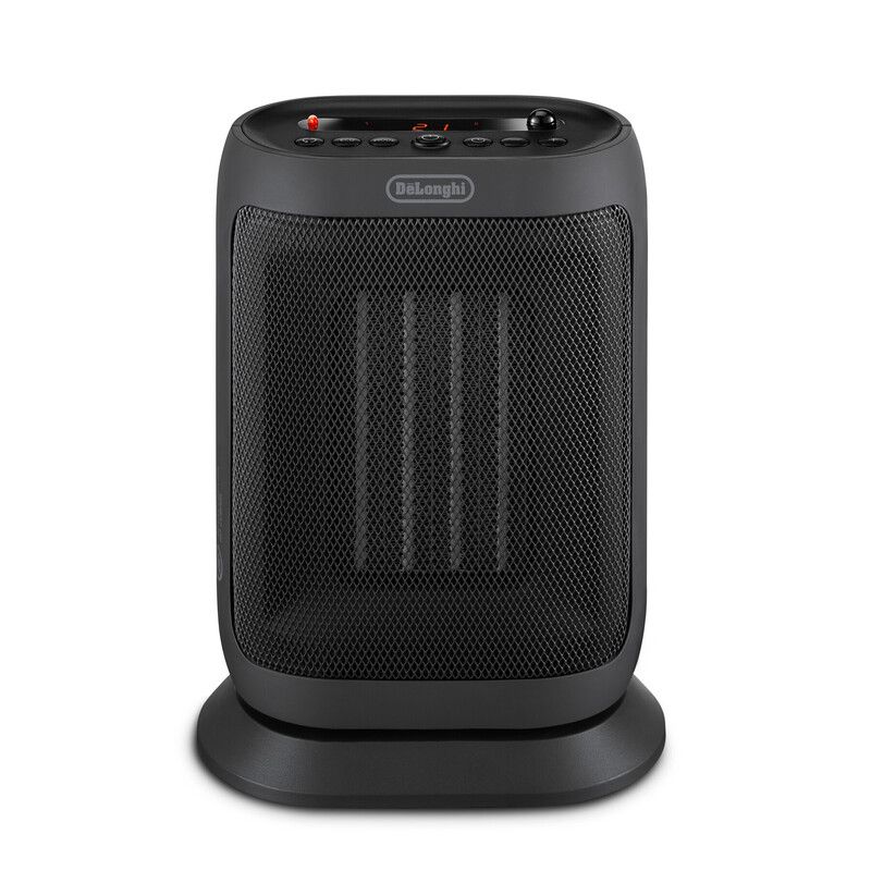 Delonghi 2KW Capsule Twist Ceramic Heater - Black - Image 1