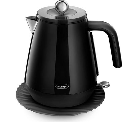 De'Longhi Eclettica Kettle Bold Black KBY3001.BK - Black - Thumbnail 2