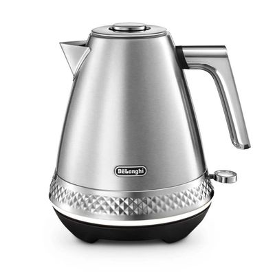 DELONGHI Diadema KBV3001.M Jug Kettle - Stainless Steel, Stainless Steel