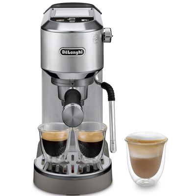 DELONGHI Dedica Duo EC890.M Coffee Machine - Metal, Silver/Grey