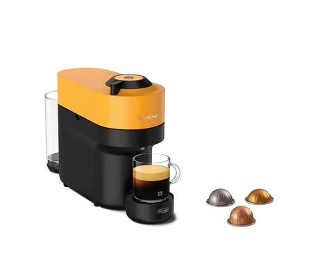 De'Longhi Vertuo Pop, Yellow ENV90.Y Coffee Machine - Yellow - Thumbnail 2