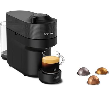 NESPRESSO by De'Longhi Vertuo Pop ENV90.B Coffee Machine - Black, Black