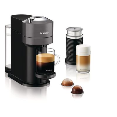 De'Longhi Nespresso Vertuo Capsule Coffee Machine with Aeroccino Milk Frother Grey ENV120.GYAE - Grey