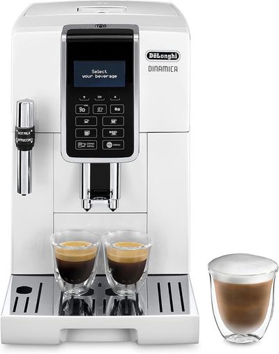 Delonghi Dinamica Automatic coffee machine White - White