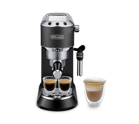 DELONGHI Dedica EC685BK Coffee Machine - Black, Black