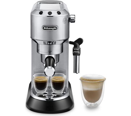 DELONGHI Dedica EC685M Coffee Machine - Silver, Silver/Grey