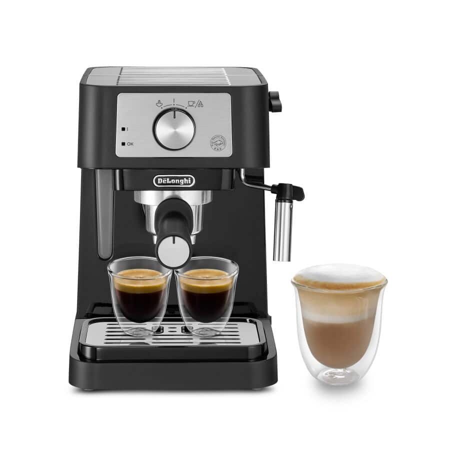 DeLonghi Stilosa Espresso Coffee Machine EC260.BK Black - Image 1