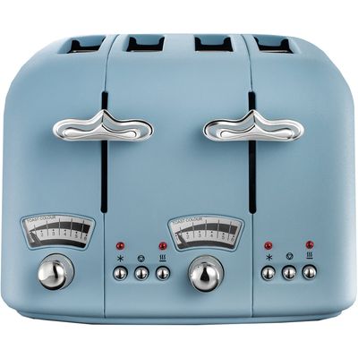 Delonghi Argento Flora 4 slice Blue Toaster - Azure