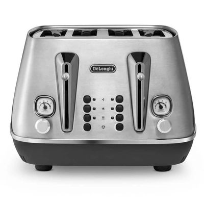 De'Longhi 4 Slice Distinta X Toaster - Stainless Steel