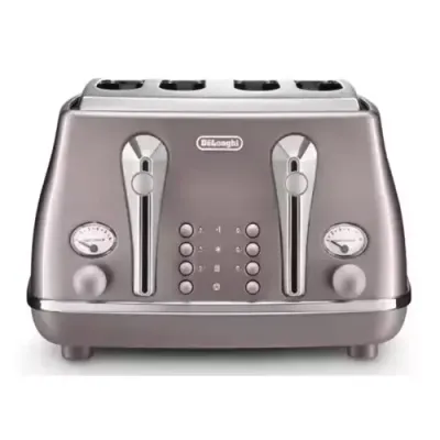 DeLonghi Icona Metallics 6 4 slice(s) 1800 W Pink