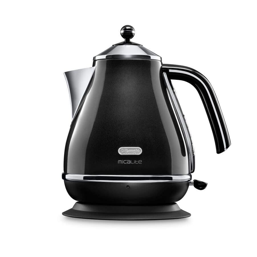 DELONGHI Micalite KBOM3001 Jug Kettle - Black, Black - Image 1