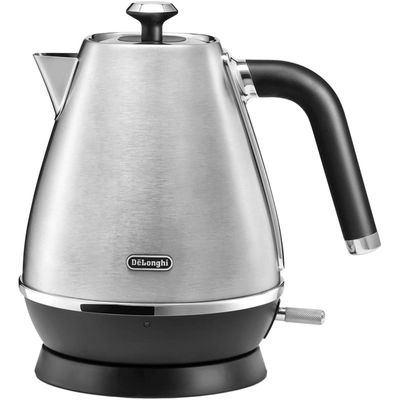 Delonghi Distinta X Silver Stainless Steel Kettle - Metal