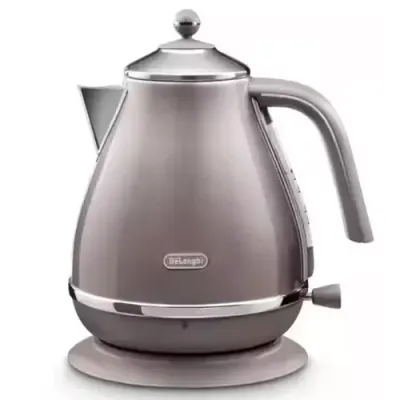 DeLonghi Icona Metallics electric kettle 1.7 L 3000 W Pink - Thumbnail 2