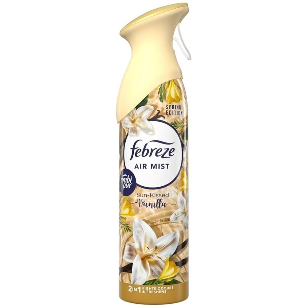 Febreze Sun-Kissed Vanilla Air Freshener Spray 185ml Assorted Packs - Image 1