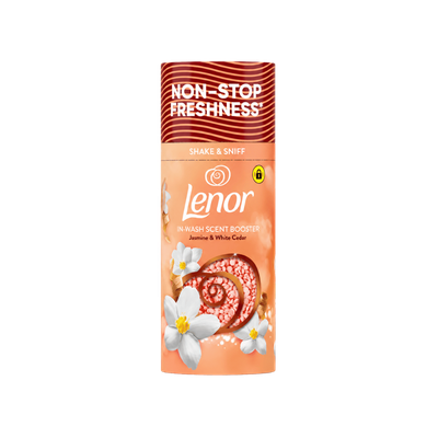 Lenor In-Wash Scent Booster Beads Jasmine & White Cedar 155g Assorted Packs - Thumbnail 2