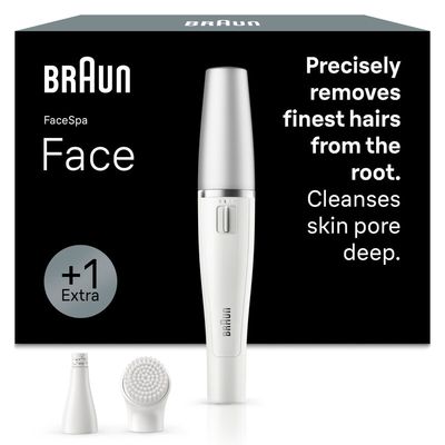 BRAUN BRN SE810 Wet & Dry Face Epilator - White, White
