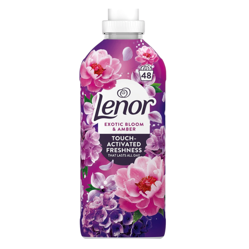 Lenor Exotic Bloom and Amber Fabric Conditioner Washes Assorted Packs - Image 1