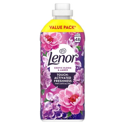 Lenor Exotic Bloom and Amber Fabric Conditioner Washes Assorted Packs - Thumbnail 2