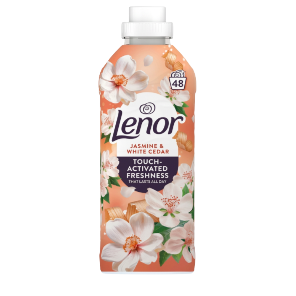 Lenor Jasmine & White Cedar Fabric Conditioner Washes Assorted Packs - Image 1
