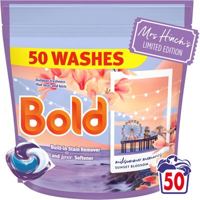 Bold Laundry Pods Mrs Hinch's Midsummer Memories 50 Wash Assorted Packs - Thumbnail 2