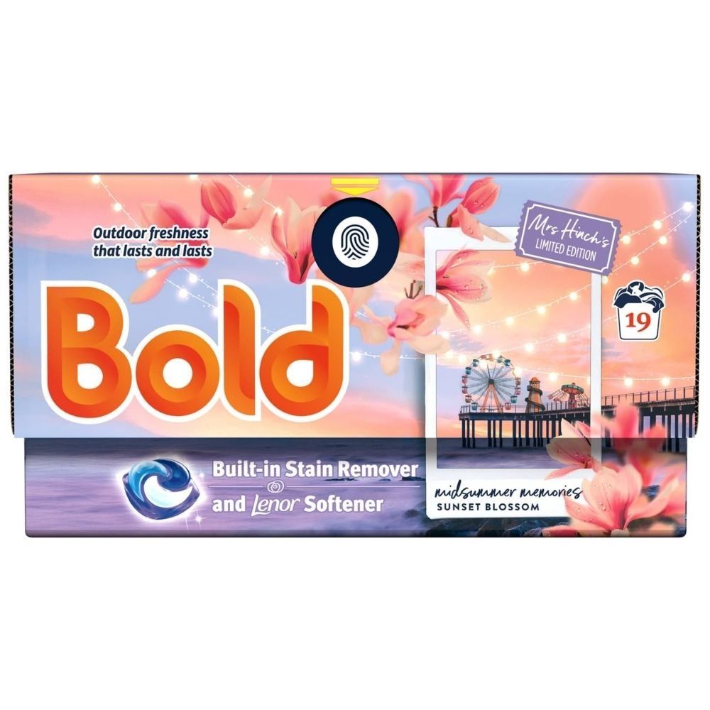 Bold Laundry Pods Mrs Hinch's Midsummer Memories 19 Wash Assorted Packs - Image 1