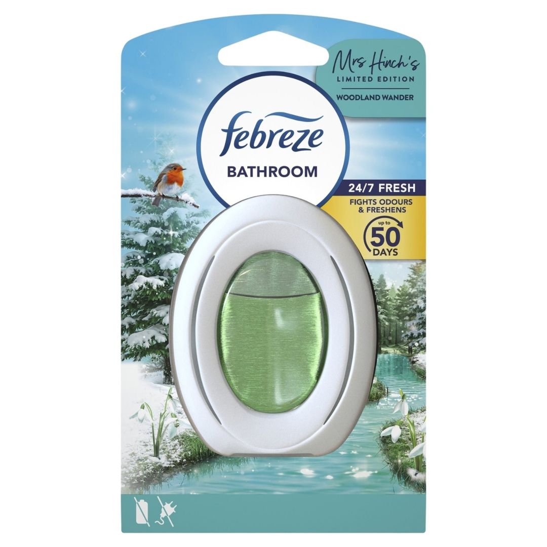 Febreze Bathroom Air Freshener Woodland Wander 7.5ml Assorted Packs - Image 1
