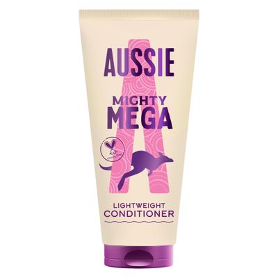 Aussie Mighty Mega Lightweight Conditioner 200ml. Daily Moisturiser for All Hair Types - Thumbnail 2