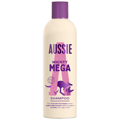 Aussie Mighty Mega Shampoo - Pink / 250ml