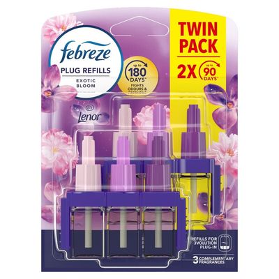 Pack of Two Febreze 3Volution Refill - Exotic Bloom