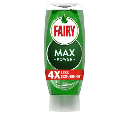 Fairy Max Power Washing Up Liquid - 450ml / Original - Thumbnail 2