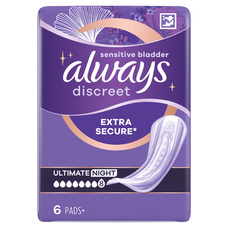 Always Discreet Pads Maxi Night Pack of 6 C005835 - Image 1