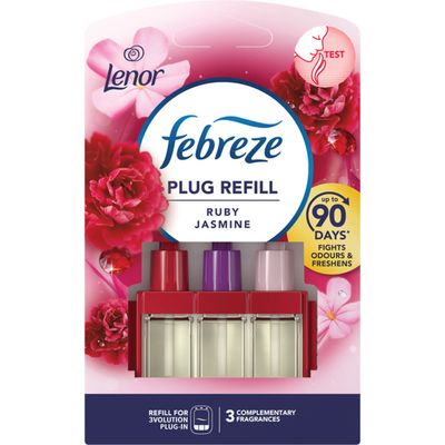 Febreze 3Volution Plug-In Refill 20ml - Ruby Jasmine - Thumbnail 2