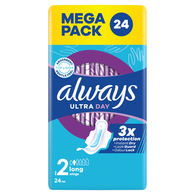 Pack of 24 Always Ultra Day Sanitary Pads - Thumbnail 2