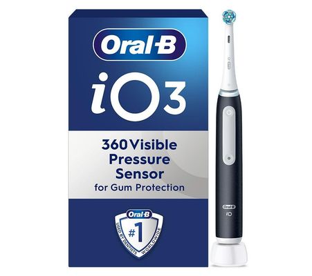 Oral-B iO3 Electric Rechargeable Toothbrush with 3 Cleaning Modes - Matt Black