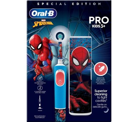 Oral-B Vitality Pro Disney Spider-Man Electric Toothbrush Gift Set for Kids - Buy 1