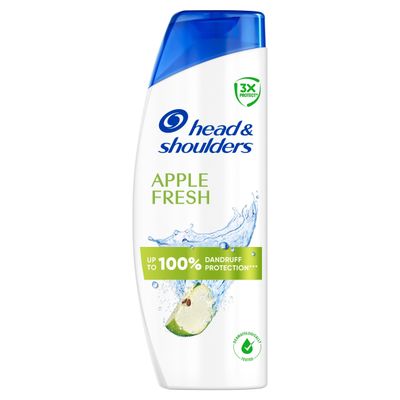 Head & Shoulders Apple Fresh Anti-Dandruff Shampoo 400ml.Works against Oil and Itch