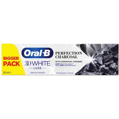 Oral-B 3D White Perfectional Charcoal Toothpaste - White - Thumbnail 2