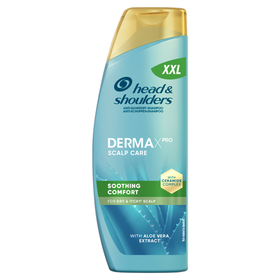 Head & Shoulders DermaXPro Soothing Comfort Shampoo 500ml - Blue