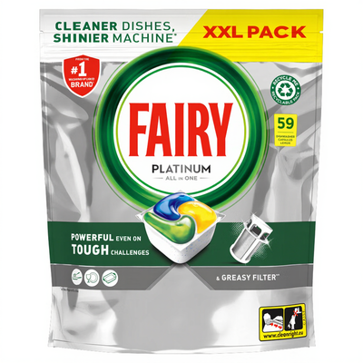 Fairy Platinum All-in-One Dishwasher Tablets - 59 - Thumbnail 2