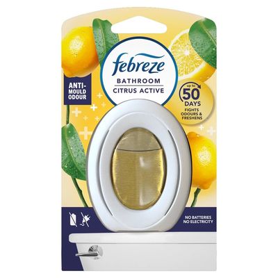 Febreze Citrus Active Anti-Mould Bathroom Air Freshener 7.5ml Assorted Packs - Thumbnail 2