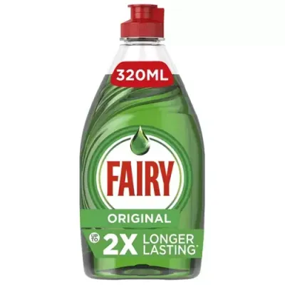 Fairy Washing Up Liquid - 320ml / Original - Thumbnail 4