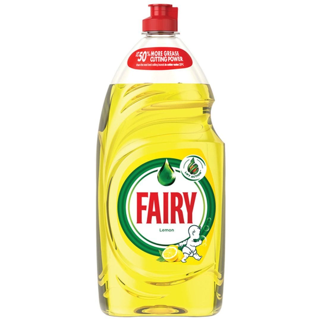 Fairy Washing Up Liquid Lemon with LiftAction 1015ML - Image 1