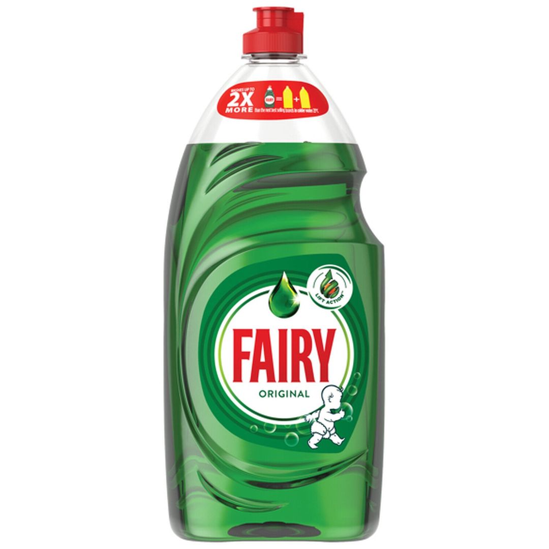 Fairy Original Washing Up Liquid Green with LiftAction 1015ML - Image 1